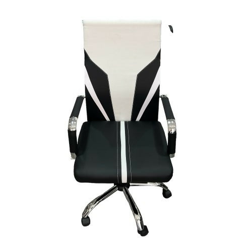 Ergonomic Office Chair, PU Leather Office Chair with Swivel Wheels, Height Adjustable for Home, Office