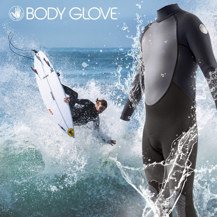 Body Glove PRO 3 BACK ZIP FULLSUIT 3/2 MM BLACK