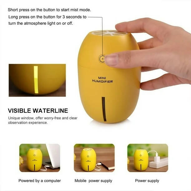 Lemon Shaped USB Mini Portable Humidifier