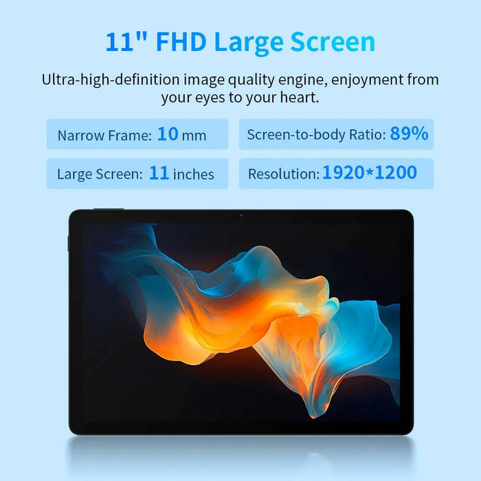 FreeYond A5 Tablet 11" FHD 8GB RAM 256GB ROM Support Widevine L1 8000mAh Four-speaker 4G 13MP+5MP Adroid 13 （送免费保护壳）