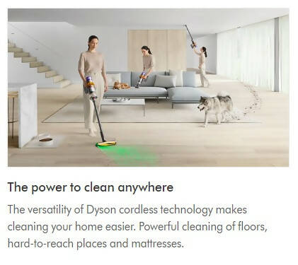 Dyson V15B Detect Total Clean vacuum cleaner (Colour may vary) - Refurbished