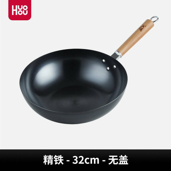 小米有品火候真不锈精铁炒锅（不含玻璃锅盖）32 CM
