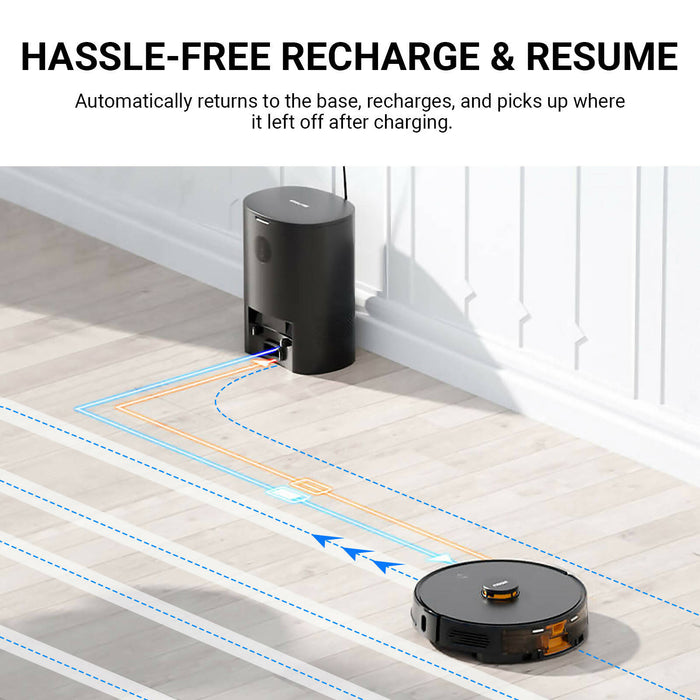 IMOU Robot Vacuum Cleaner with Auto Dirt Disposal