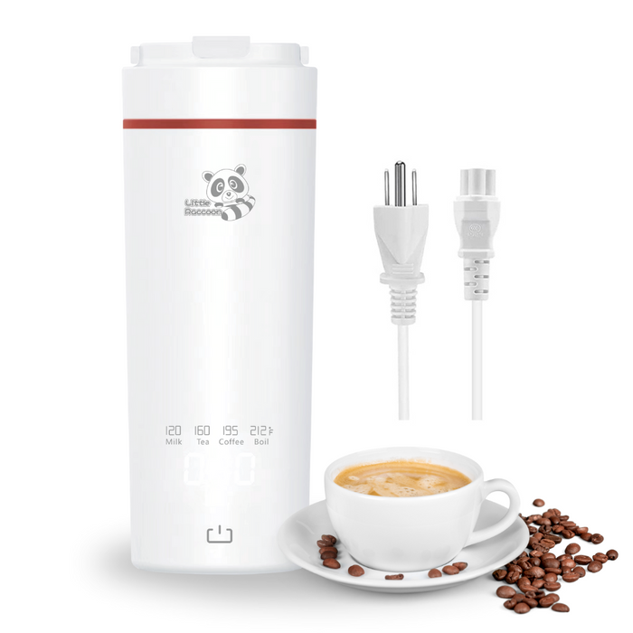 小浣熊 全球通壓隨行便攜電熱水杯 Portable Electric Kettle 450ml 100-240V