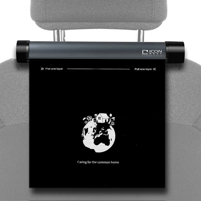 ICON BEST Garbage holder with bag for car rear seat