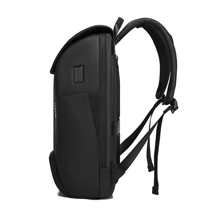 UROS 商務旅行背包 - 帶TSA鎖 - 黑色