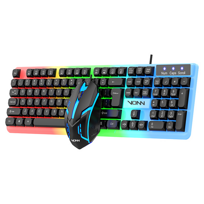 VONN Colorful Suspension Mouse & Keyboard Combo