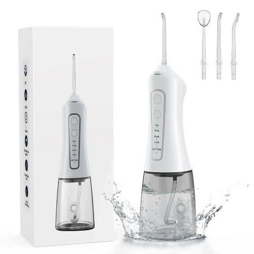 Portable Electric Water Flosser with 5 Pressure Modes and 300ml Water ...