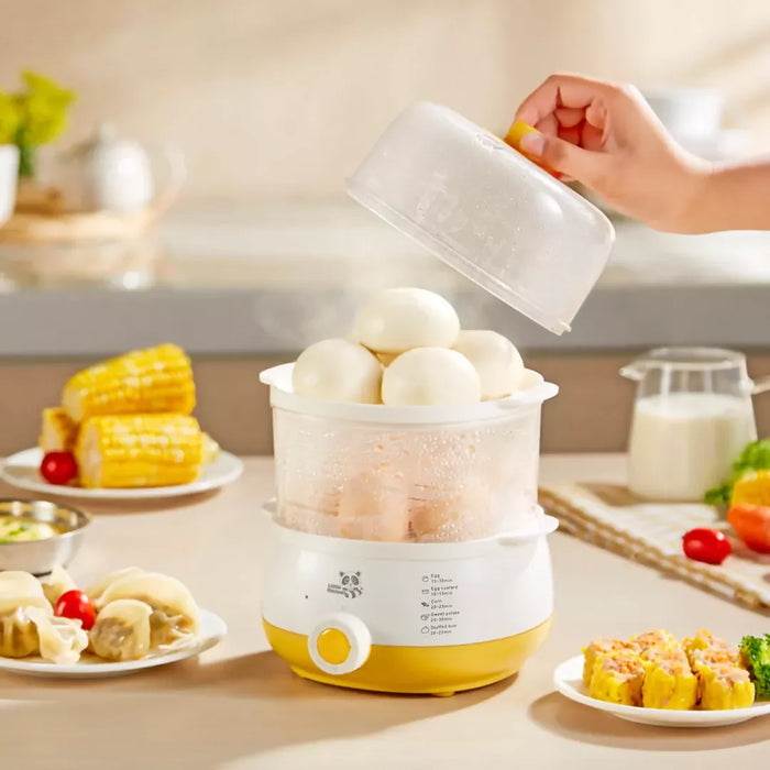 小浣熊 雙層旋煮蛋器 / 蒸鍋 | 2-Tier Egg Cooker & Steamer | 280W