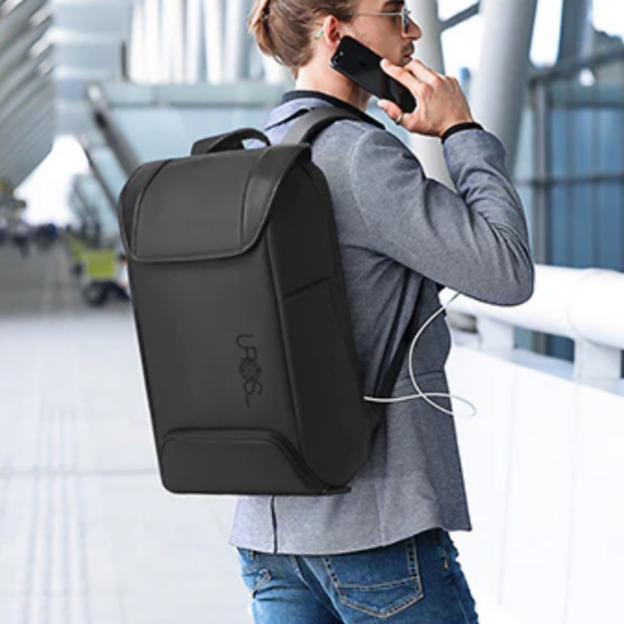 UROS 商務旅行背包 - 帶TSA鎖 - 黑色