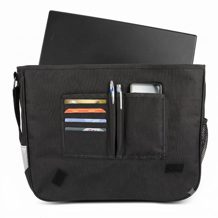 Shoulder Bag, 15.6-Inch Laptop Shoulder Bag, Blue Black, Work School