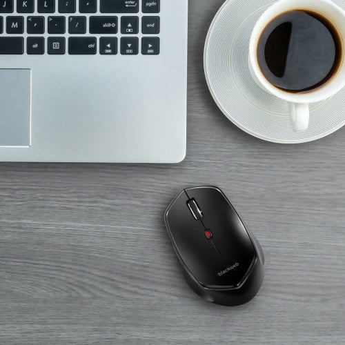 Blackweb A18HO017 6-Button 5 DPI Setting Wireless Bluetooth Mouse (Black)