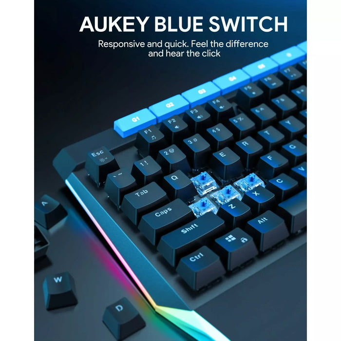 Aukey KM-G17 機械遊戲鍵盤 | Mechanical Gaming Keyboard