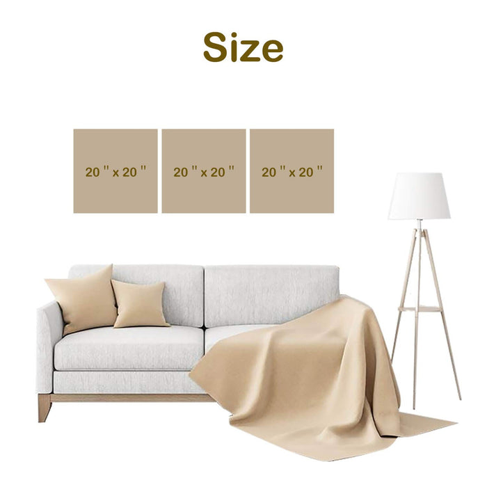 Floral Canvas Wall Art Set, 3 Piece Gold Foil, 20 x 20 in