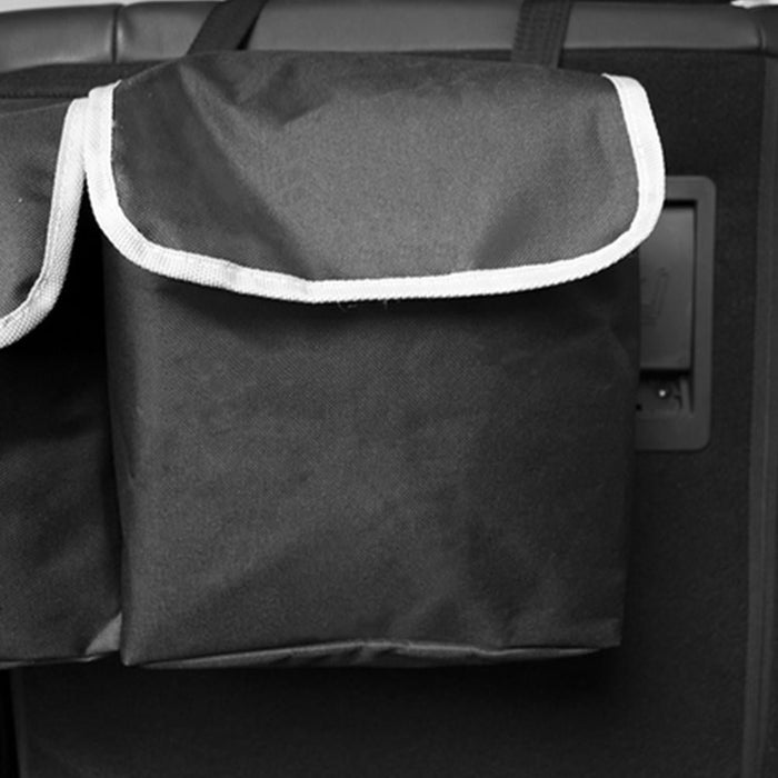 Car Trunk Organizer 4 Compartments Foldable, 90 cm Black