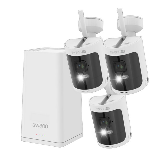 Swann AllSecure 4K 無線高清保安系統（3 鏡頭 + 1TB Hub）
