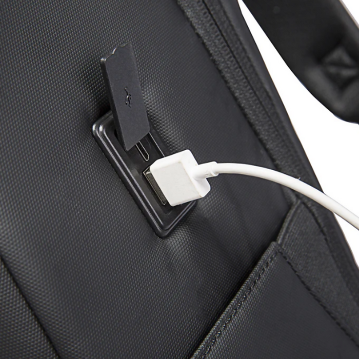 UROS 商務旅行背包 - 帶TSA鎖 - 黑色