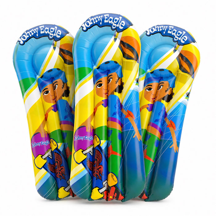 3-Pack Inflatable Pool Floats, Kids Lounger Rafts, 103 cm
