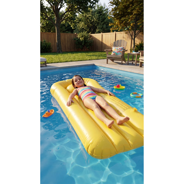 3-Pack Inflatable Pool Floats, Kids Lounger Rafts, 103 cm