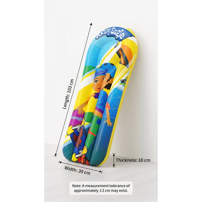 3-Pack Inflatable Pool Floats, Kids Lounger Rafts, 103 cm