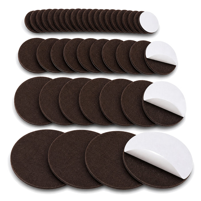 Felt Furniture Pads, 56-Piece Round Self-Adhesive Floor Protectors