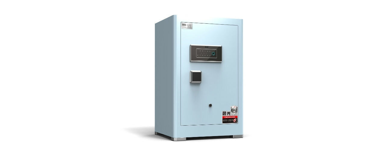 Seagull MK2 Meteor Blue Low-Carbon Alloy Steel Security Safe and Lockbox with Finger Print Keypad