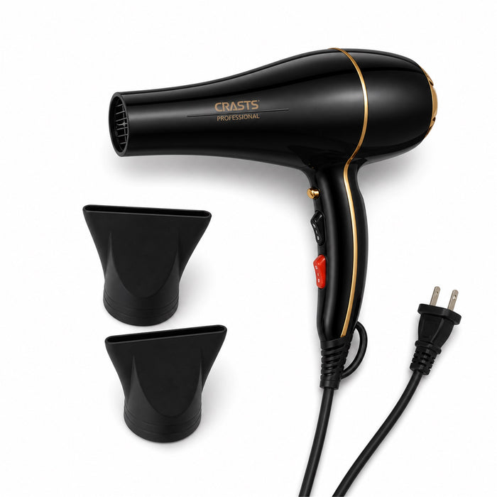 Hair Dryer 1200-1500W, 2 Nozzles Home Hair Styling
