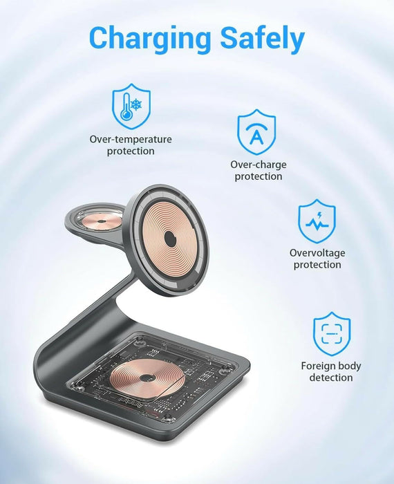 三合一多用途無線充 | 3-in-1 Multi-Purpose Wireless Charger