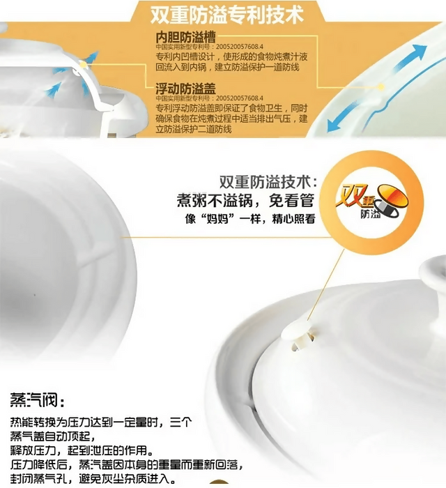 天際 玻化白瓷電炖鍋 (4L 快慢兩煲) | TONZE 4L Electric Ceramic Slow Cooker (Dual-Mode)