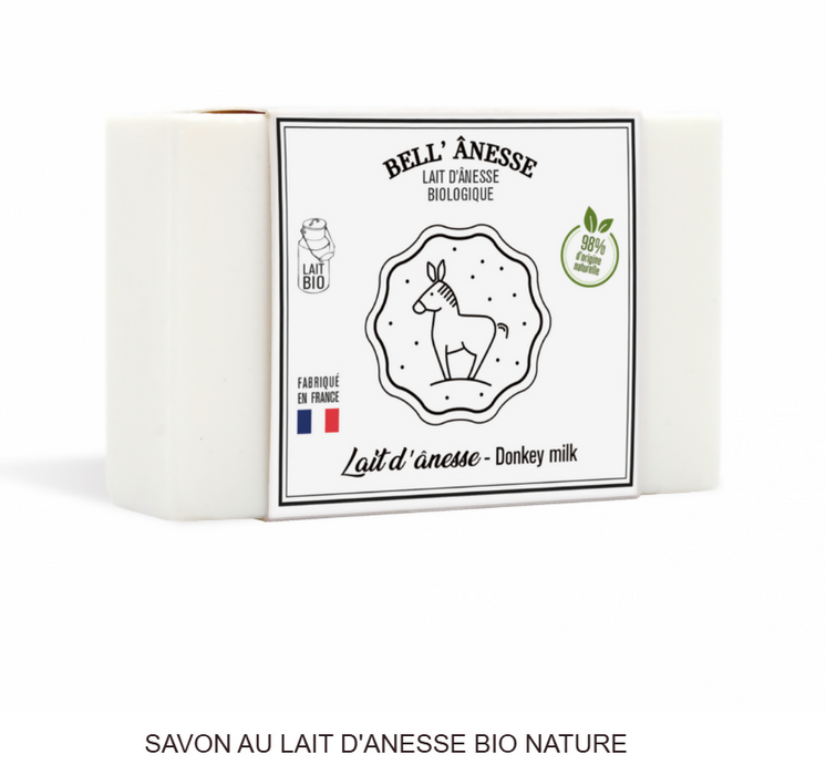 Organic Donkey Milk Soap 125g 法國有機驢奶皂 (Made in France)