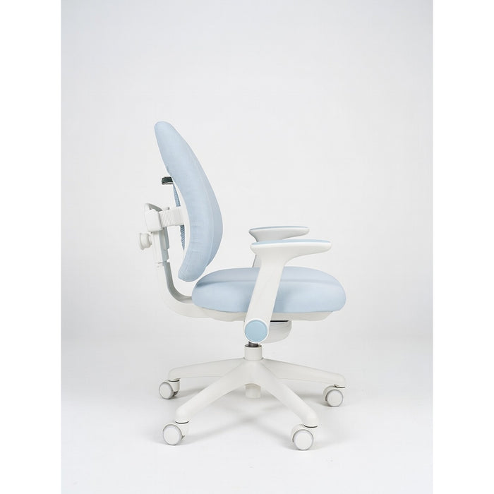 Kids Ergonomic Study Chair, Height Adjustable, Dual Back Support, Blue