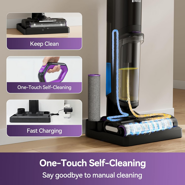 Cordless All-in-One Multi-Surface Cleaner, Vacuum & Wash at the Same Time