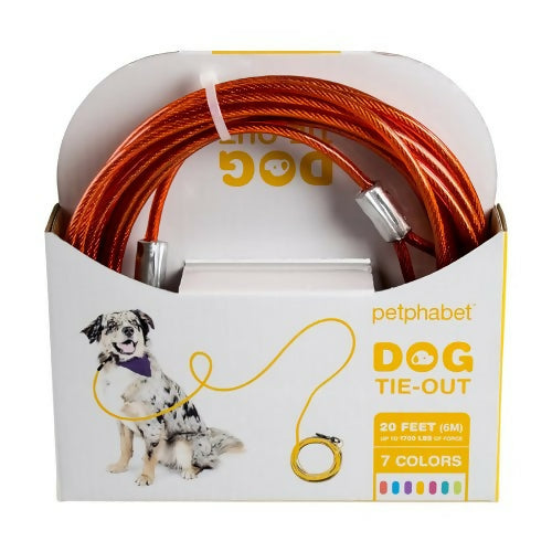 PETPHABET 6M 狗繫帶，重型繫帶電纜，適用於重達 100 磅的大型犬