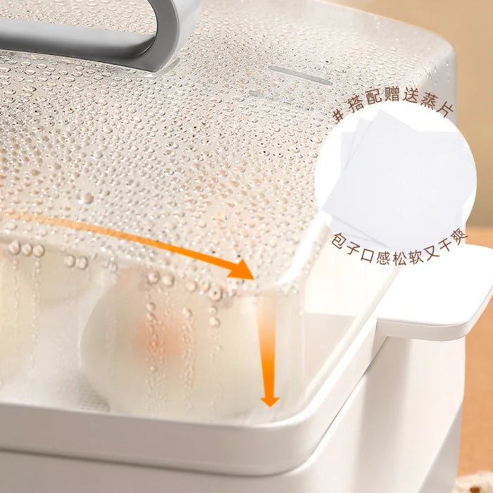 MAKOTO 多功能電蒸鍋 家用三層多功能可預約蒸鍋 | 3-tier Multi-purpose Steamer | 800W