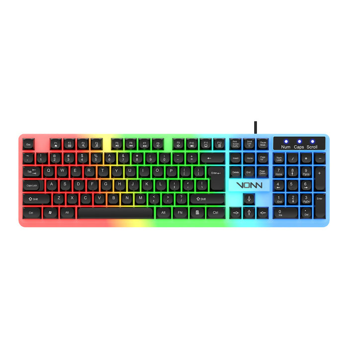 VONN Colorful Suspension Mouse & Keyboard Combo