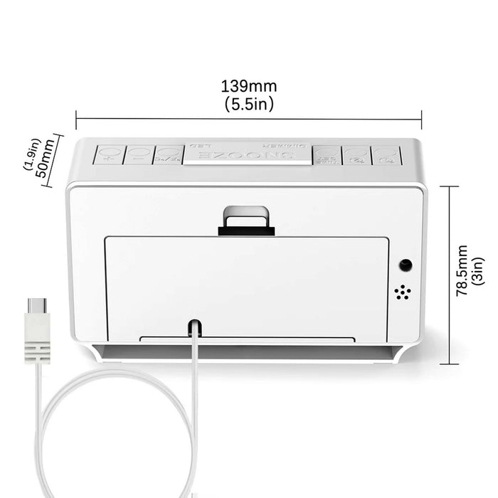 雙鬧鐘數碼電子鬧鐘（7-5-2 模式｜LED 顯示｜USB 及電池供電）