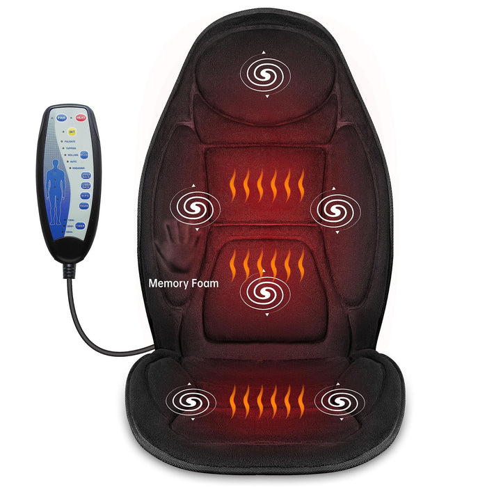 Massage Seat Cushion Heat, 6 Motors Home and Office Chair