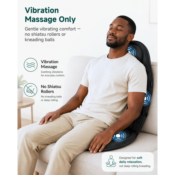 Massage Seat Cushion Heat, 6 Motors Home and Office Chair