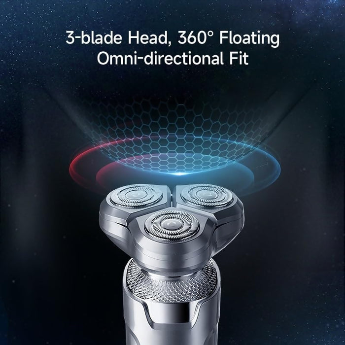 Independent Heads Charging Shavers for Bald Men, Electric Face Shaver for Men USB Rechargeable Magnetic Suction Cutter Head Shaving Machine Waterproof Beard Trimmer