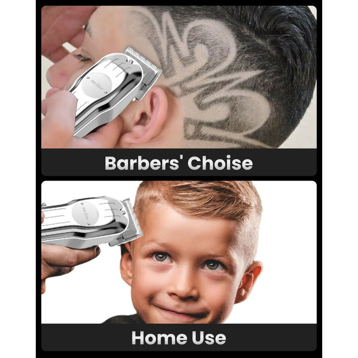 Cordless Hair Clipper and T-Blade Trimmer Set, Gold