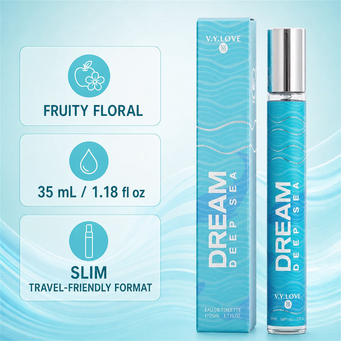 Dream Deep Sea Eau de Toilette, Fruity Floral, 35 mL, Model 128