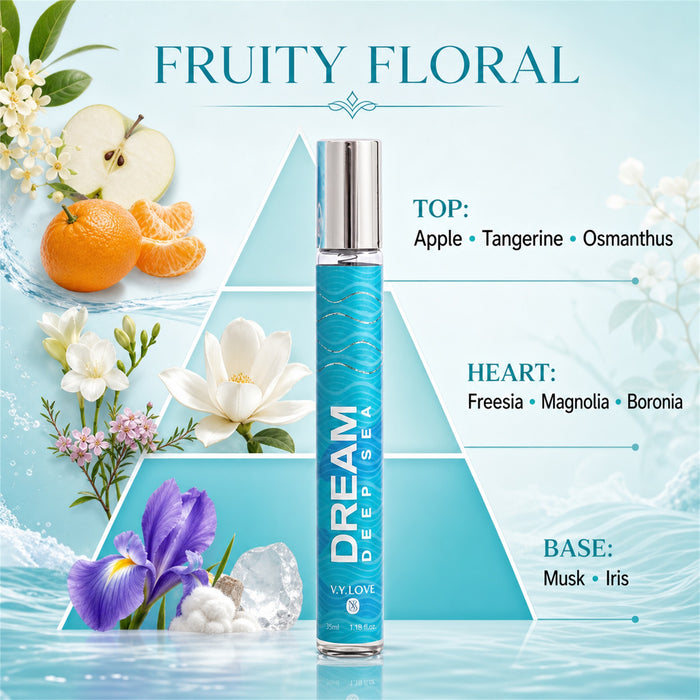 Dream Deep Sea Eau de Toilette, Fruity Floral, 35 mL, Model 128