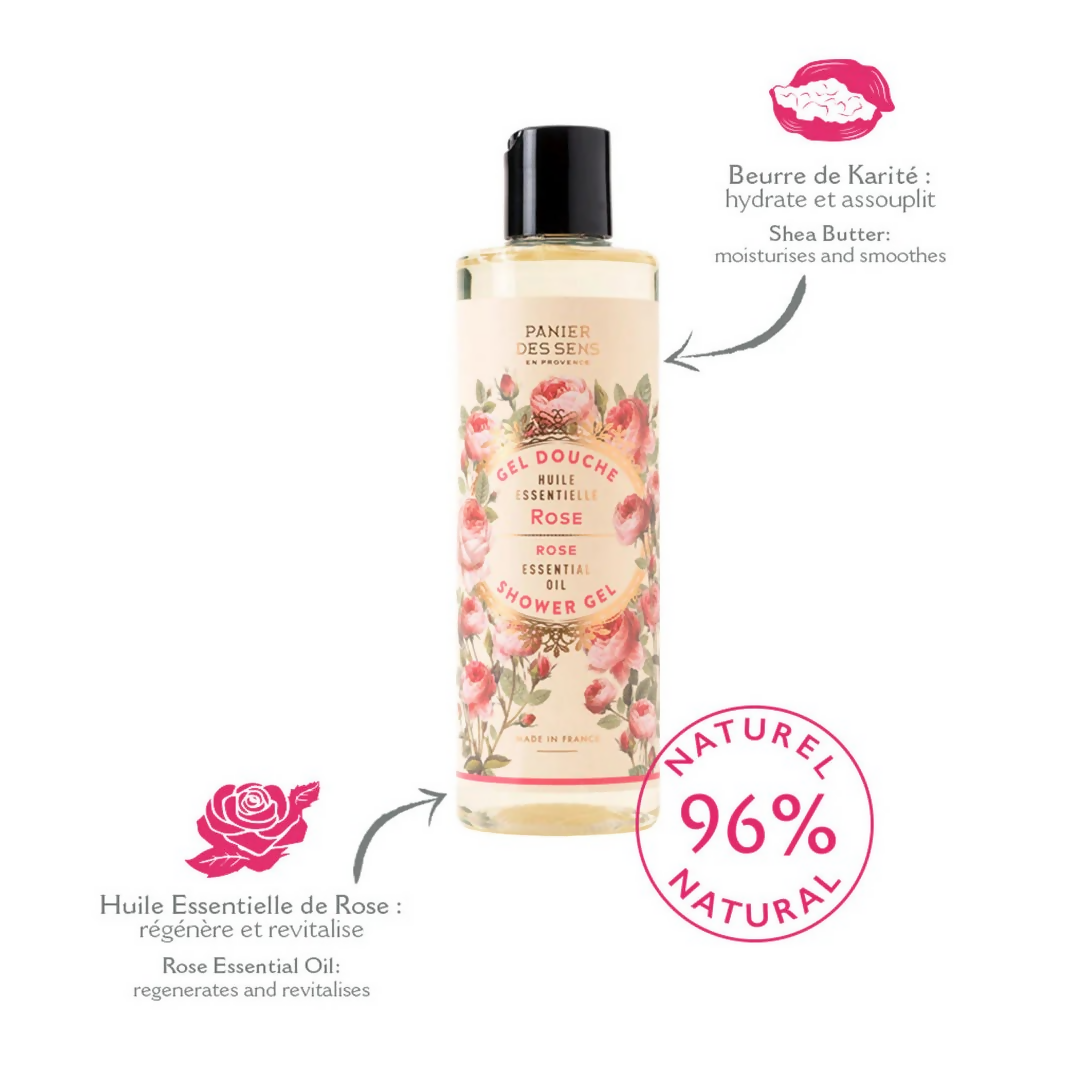 3個MARIE DE L'ANGE LingerieCleansing250ml Panier des Sens shower gels — singclub