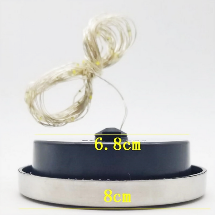 Icon Best 30 LED 太陽能夜燈，裂紋球玻璃罐許願燈戶外花園樹裝飾燈