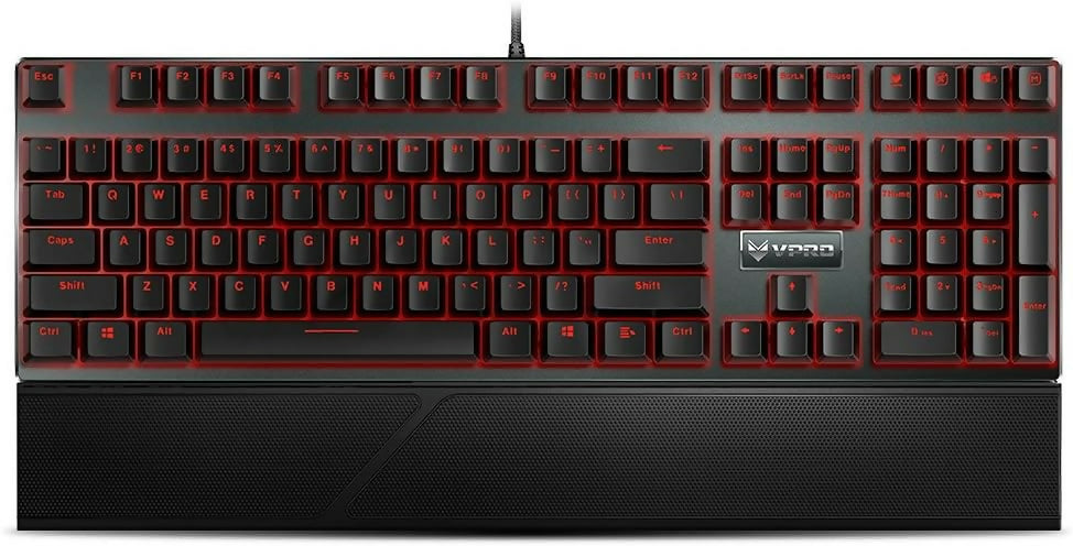 Rapoo VPRO V810 Backlit Mechanical Gaming Keyboard with Adjustable breathing light USB Wired Illuminated Computer Keyboard