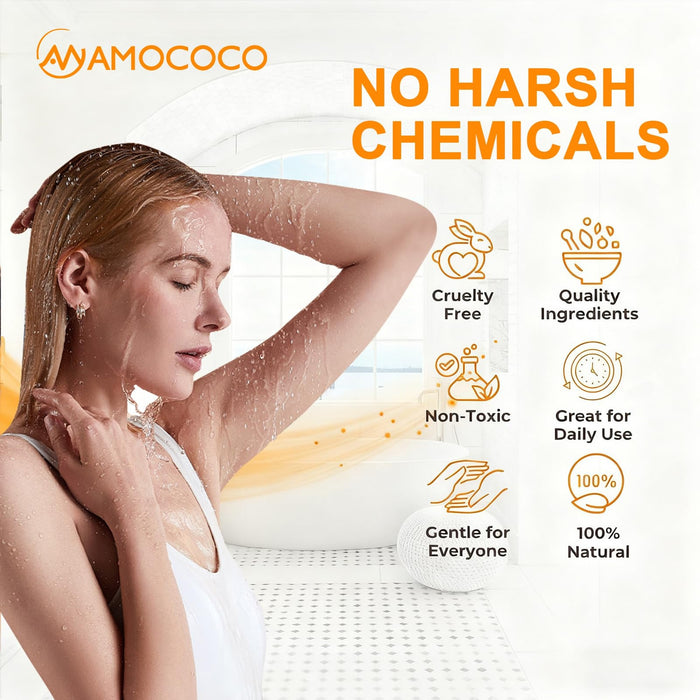 Turmeric Vitamin C Shower Gel, Exfoliating Scrub, 500 mL
