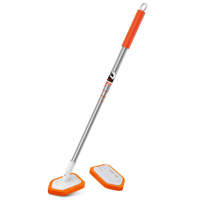 MATCC 42'' Shower Cleaner Tub and Tile Scrubber with Extendable Long Handle for Bath Tub Shower