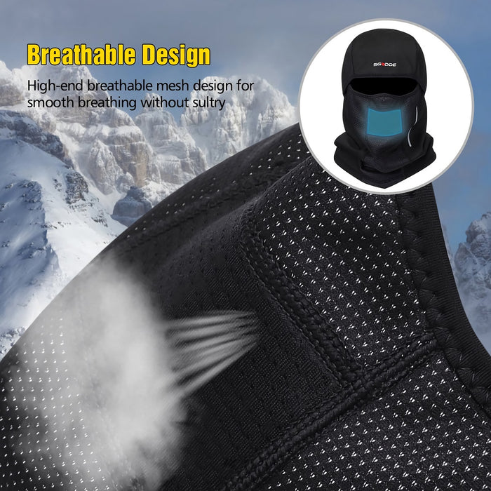 SGODDE Unisex Ski Mask, Balaclava Face Mask, Water Resistant and Windproof