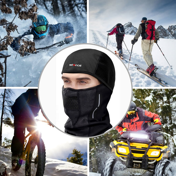 SGODDE Unisex Ski Mask, Balaclava Face Mask, Water Resistant and Windproof