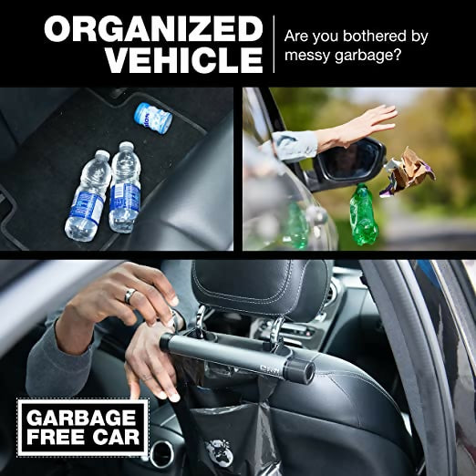 ICON BEST Garbage holder with bag for car rear seat